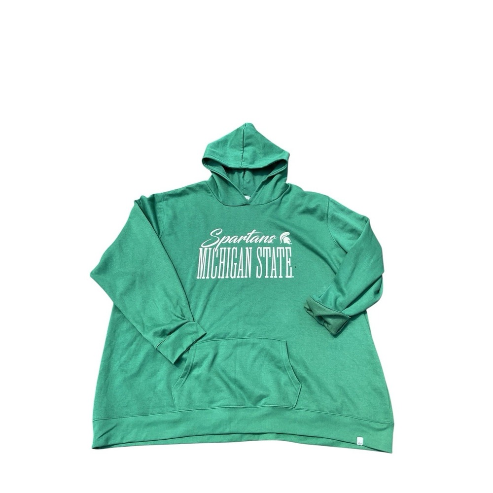 New NWT 3X 47' Michigan State Spartans Oversized Hoodie Hooded Sweatshirt